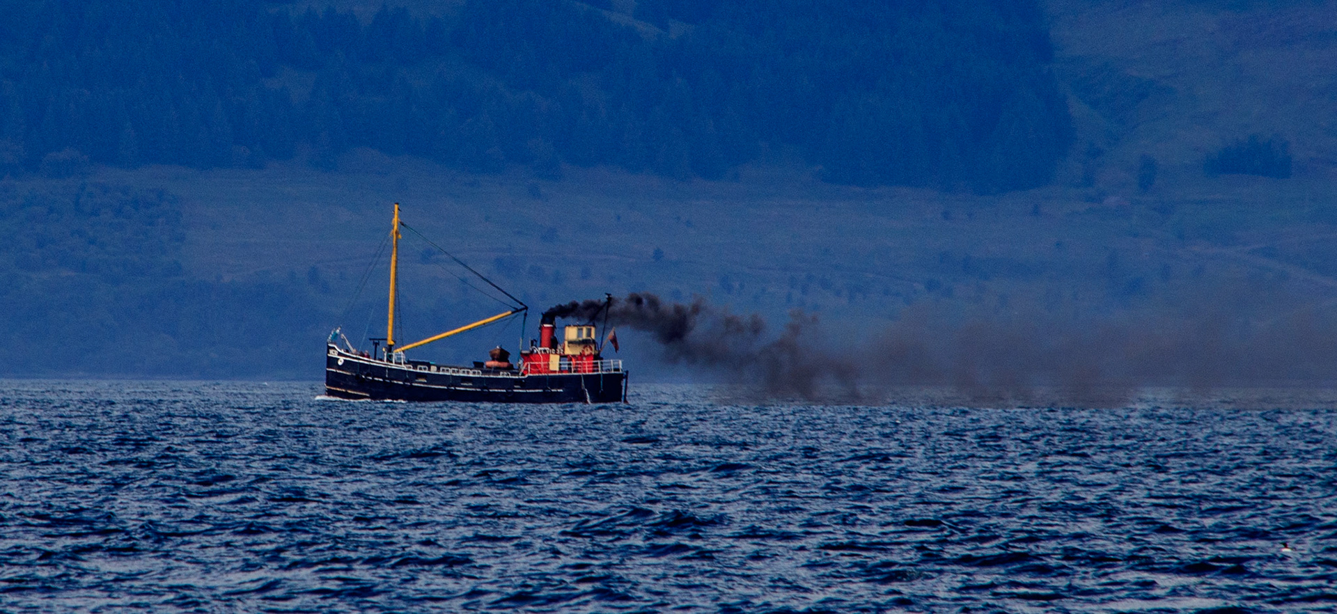 A Clyde Puffer out of Crinan