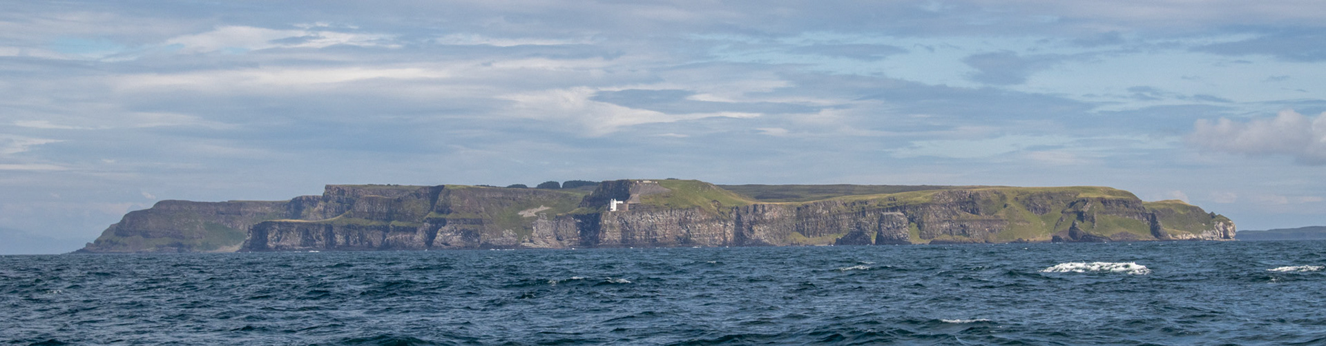 upside down western lighthouse on rathlin