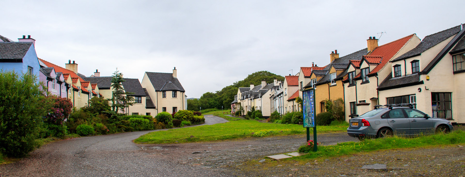 The planned village at Craobh Haven