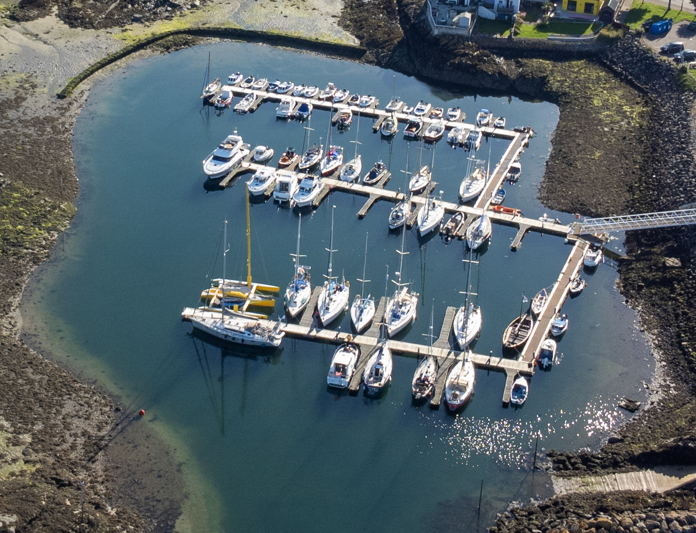 Ardglass is tight at low tide