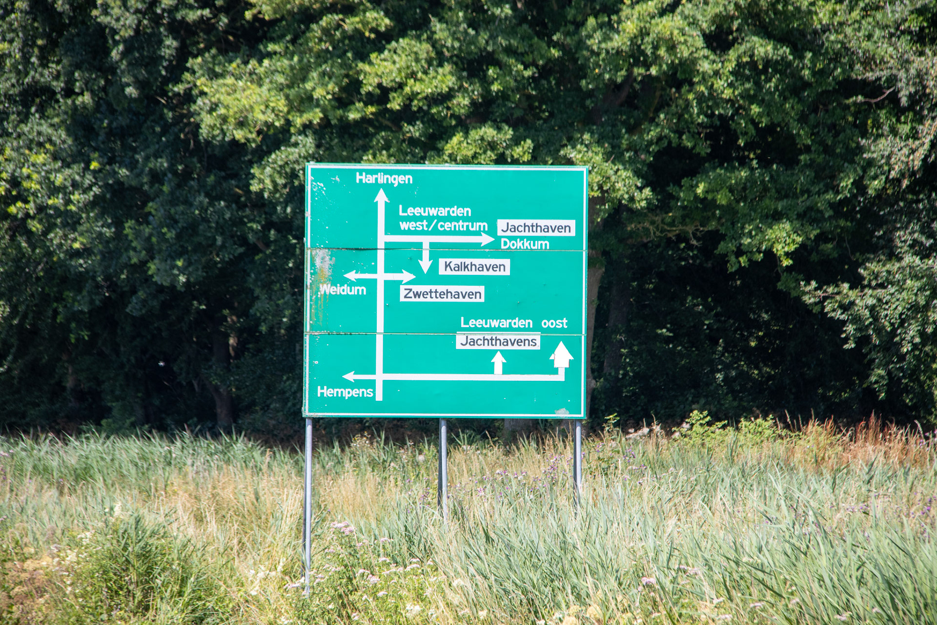 Canals have signposts too