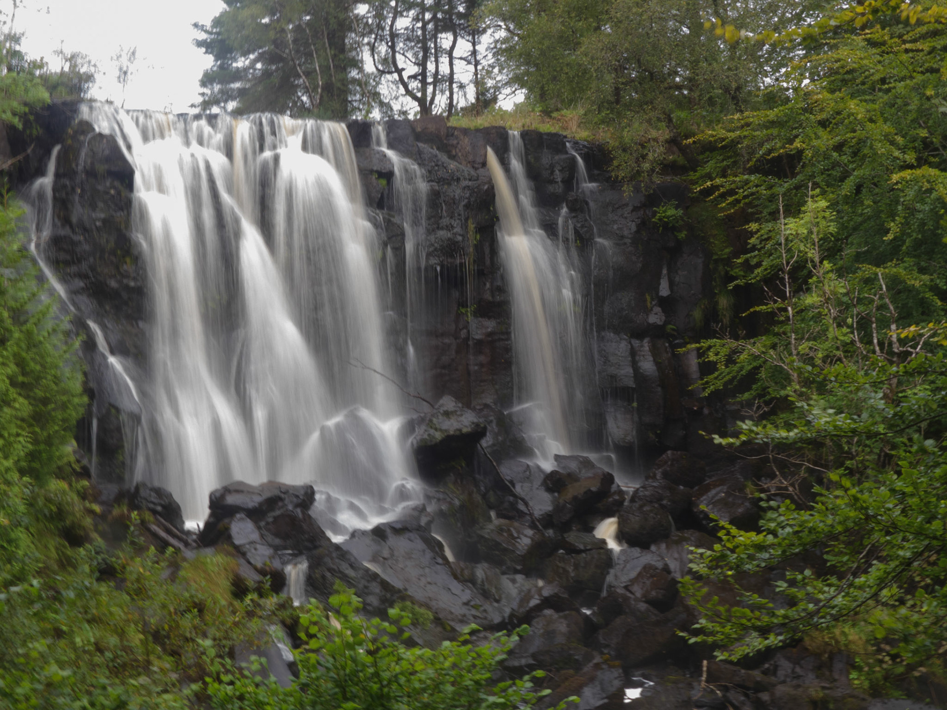 upper falls at Aros park tobermory