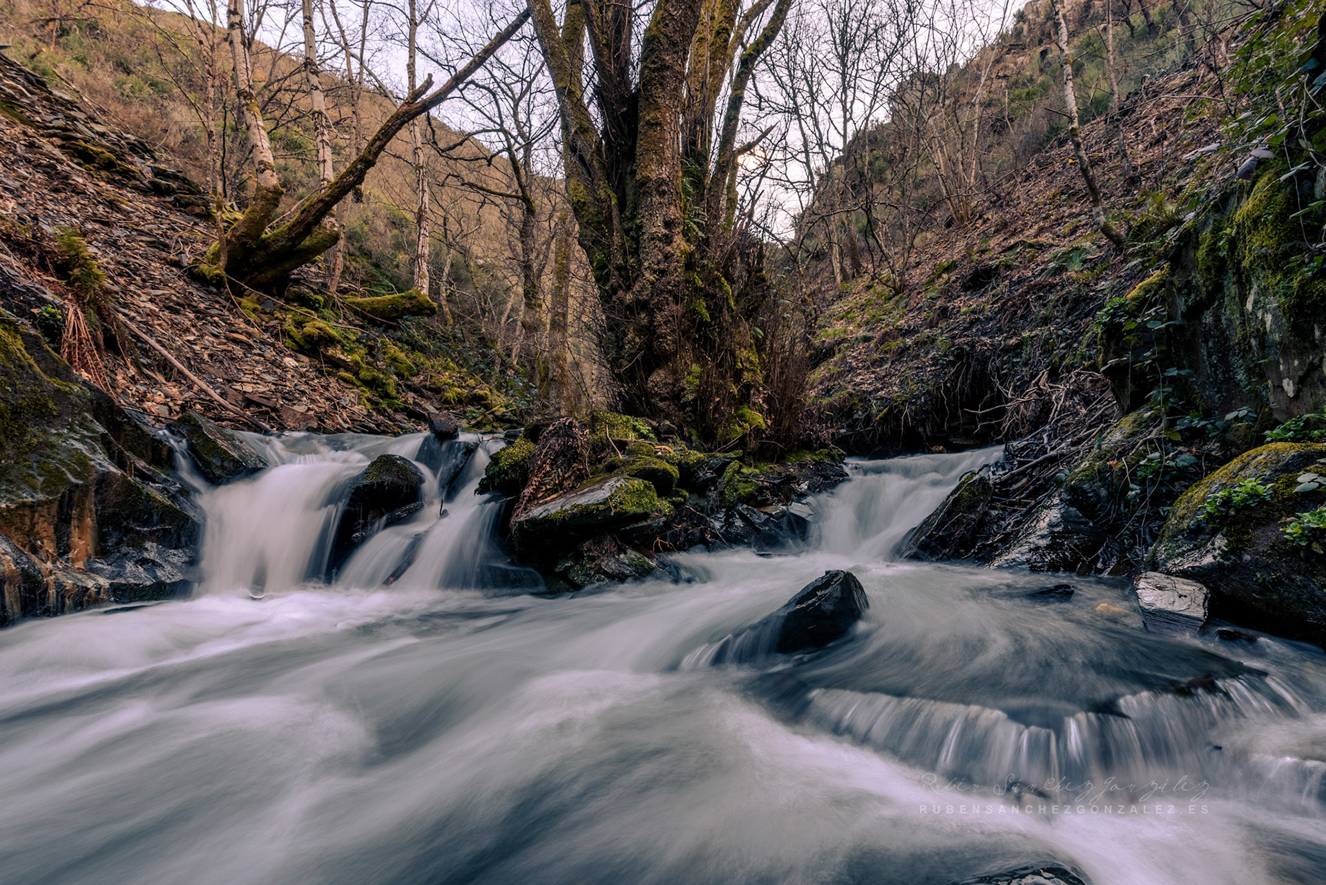 Salto de Agua Río Oza - Paisaje