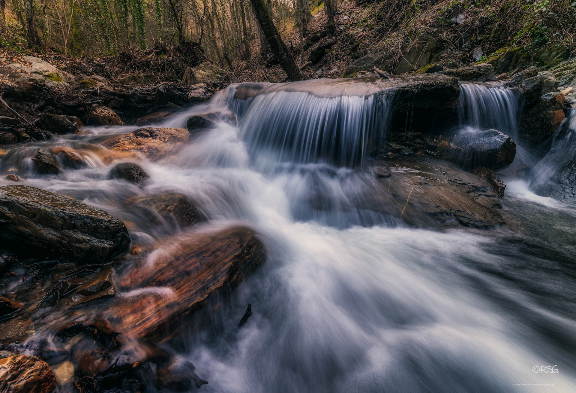 Saltos de agua - Rio Oza -Paisaje, Landscape