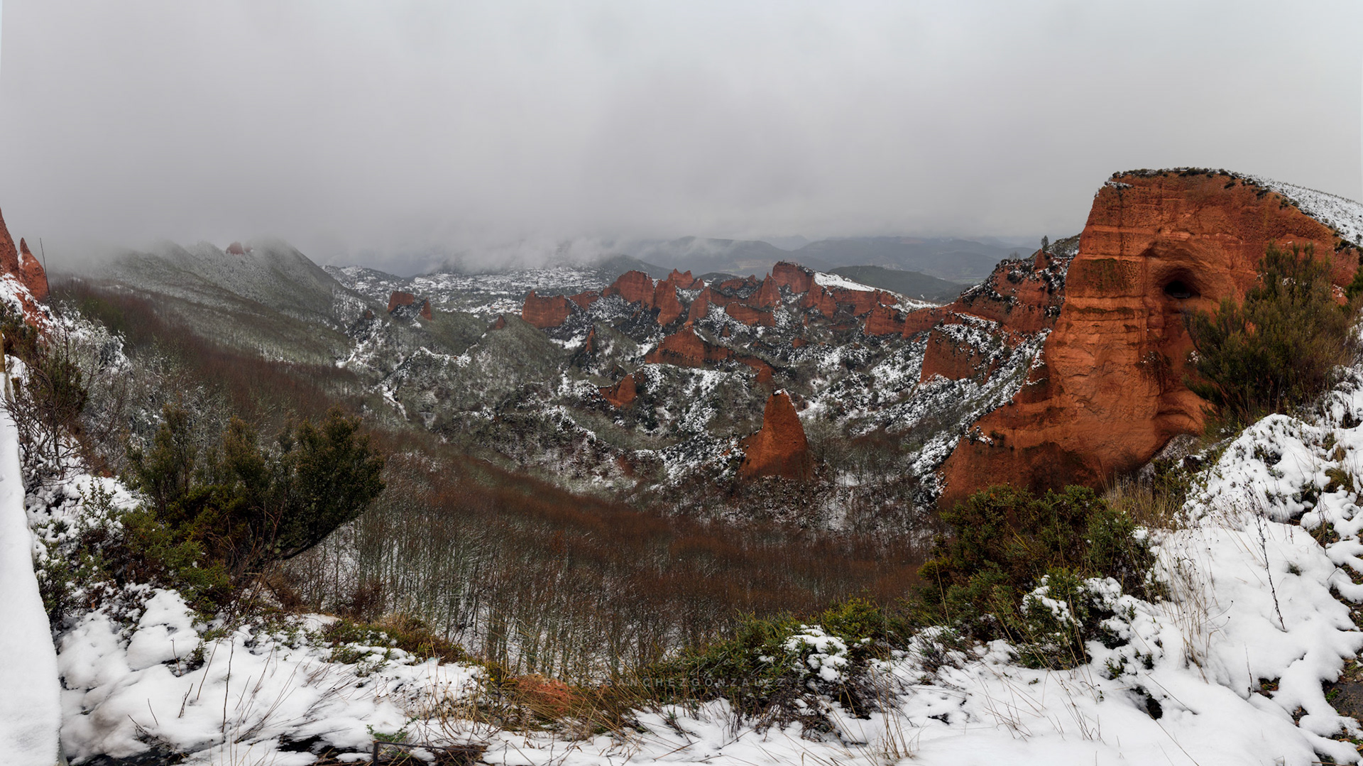 Médulas Nevado - Panorámica