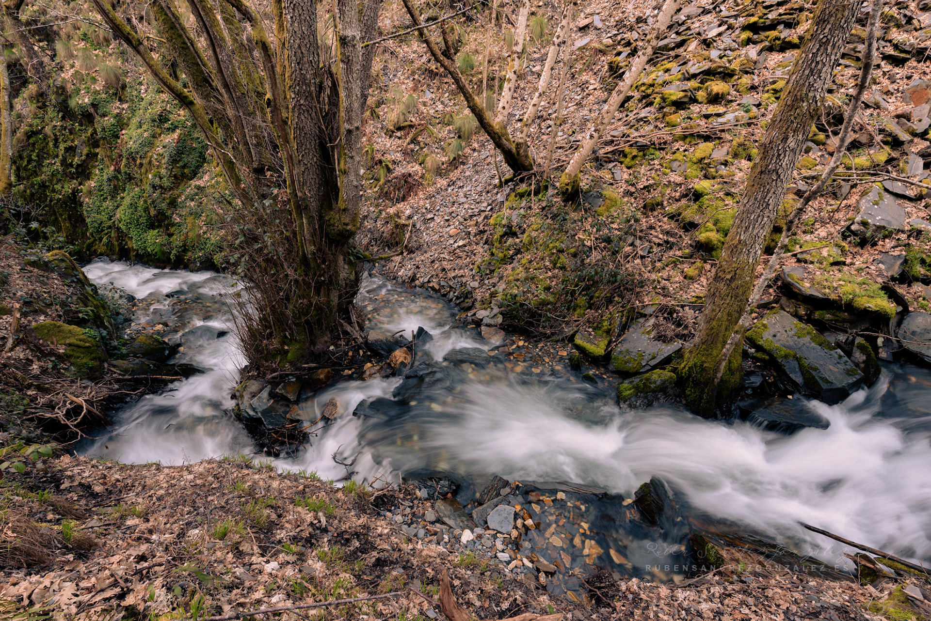 Salto de Agua Río Oza - Paisaje