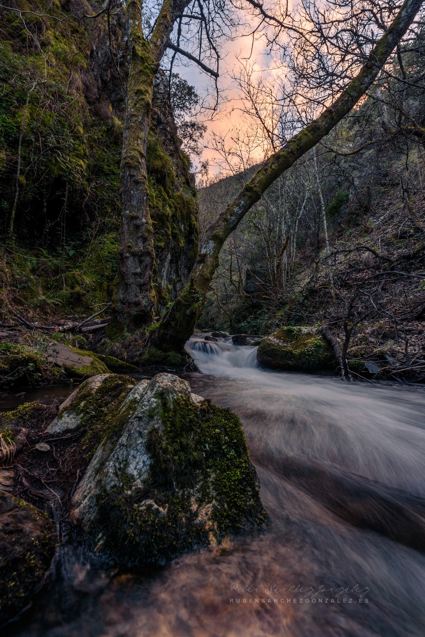 Salto de Agua Río Oza - Paisaje