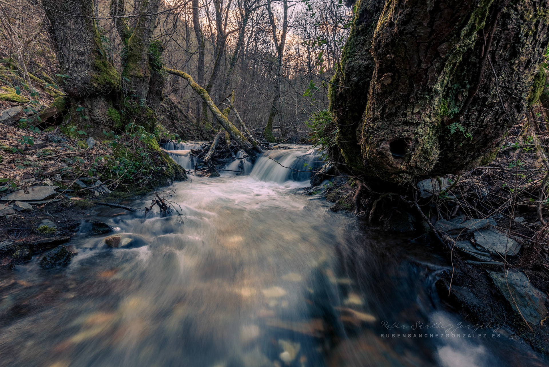Salto de Agua Río Oza - Paisaje