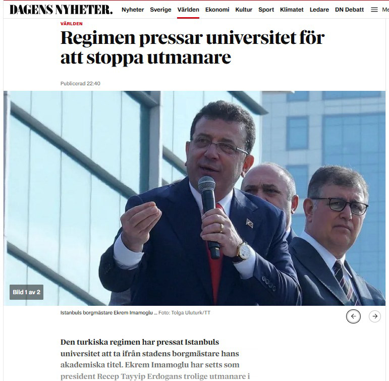 Dagens Nyheter on March 18, 2025