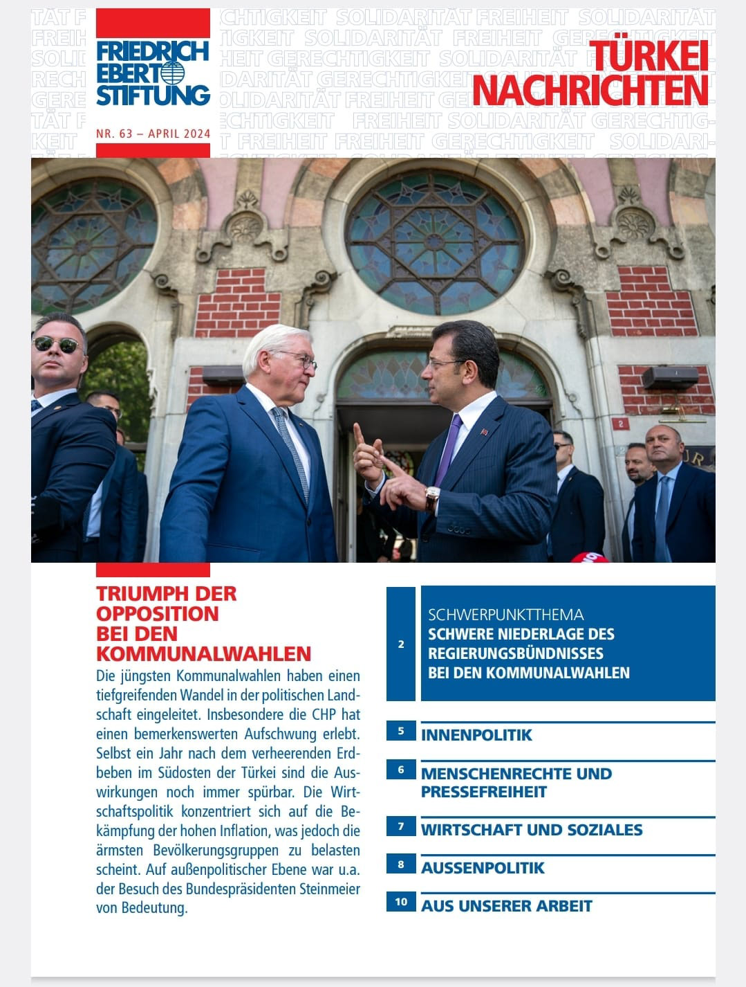 IN THE PRINT EDITION, APRIL 2024 ISSUE OF FRIEDRICH EBERT STIFTUNG (FES) .
