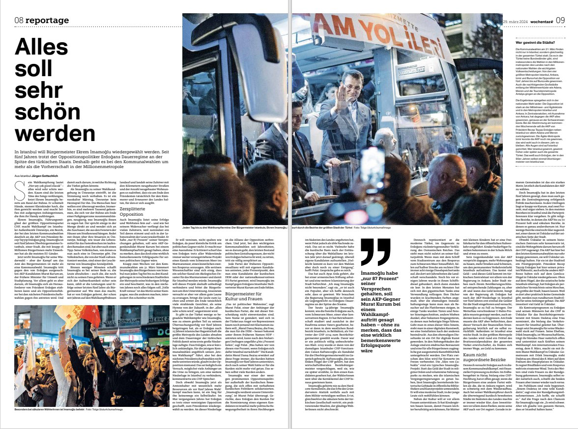 IN THE PRINT EDITION OF DIE TAGESZEITUNG ON MARCH 29, 2024