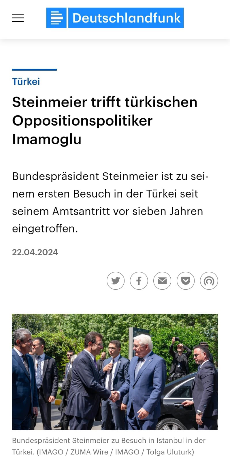 Deutschlandfunk on April 22, 2024