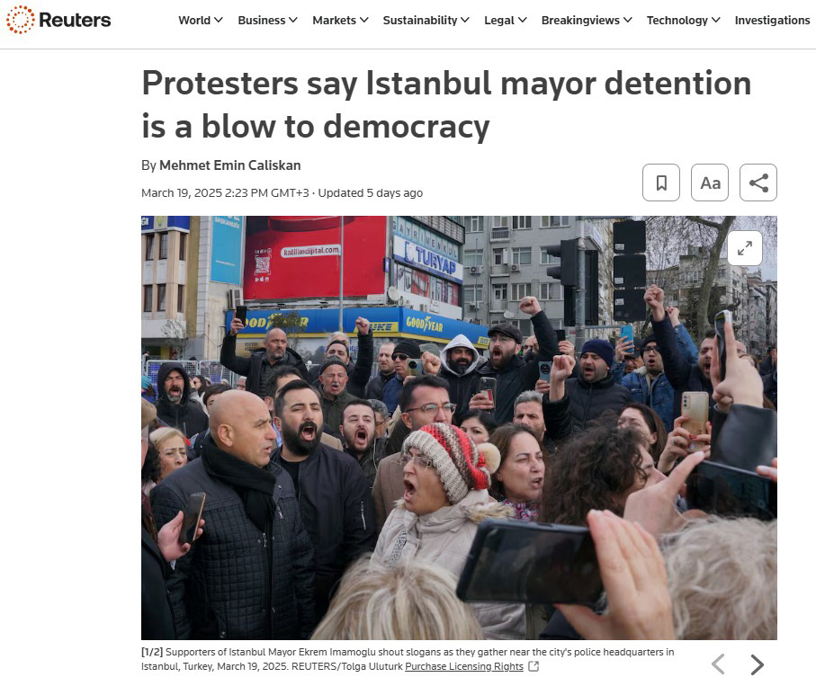 My second news from Reuters on March 19, 2025 - Photo 1