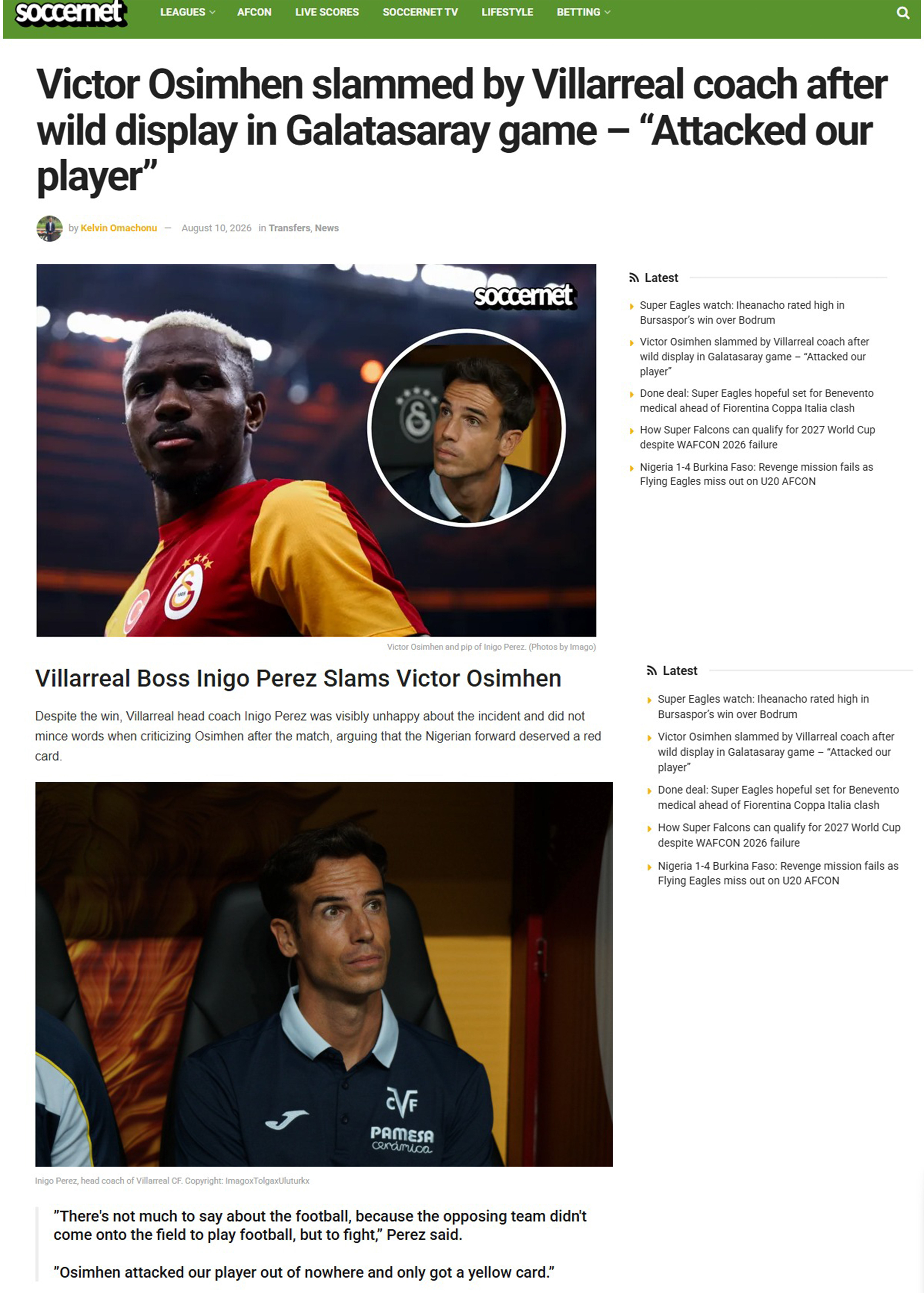 SOCCER.NET ON AUGUST 10, 2026