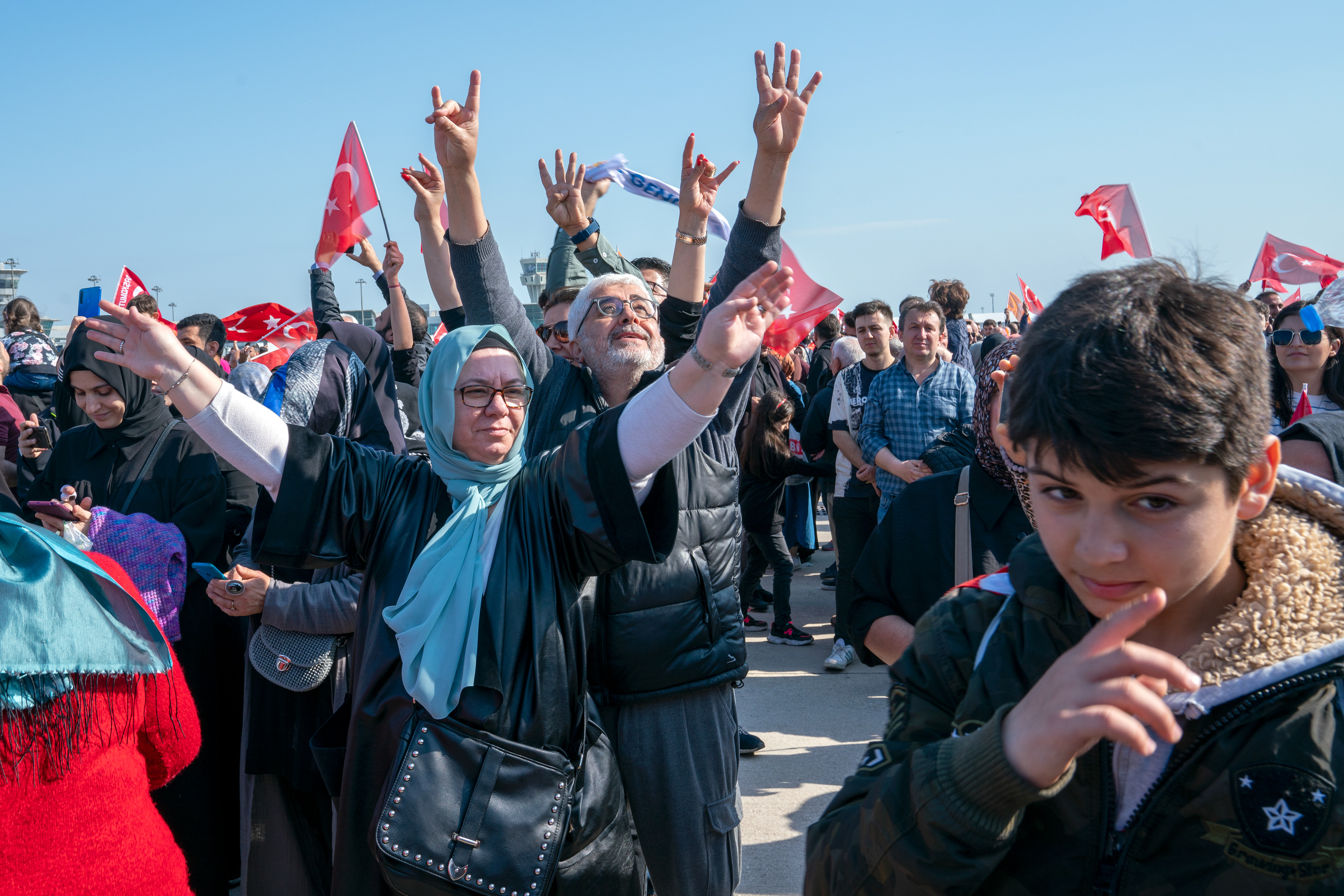 Istanbul campaign rally of Recep Tayyip Erdogan, the President of Turkey and the presidential candidate of the Republic Alliance, was held in Istanbul Ataturk Airport Nation's Garden with the participation of hundreds of thousands of people on May 7, 2023.