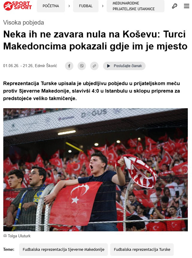SPORTSPORT BOSNIA AND HERZEGOVINA ON JUNE 1, 2026