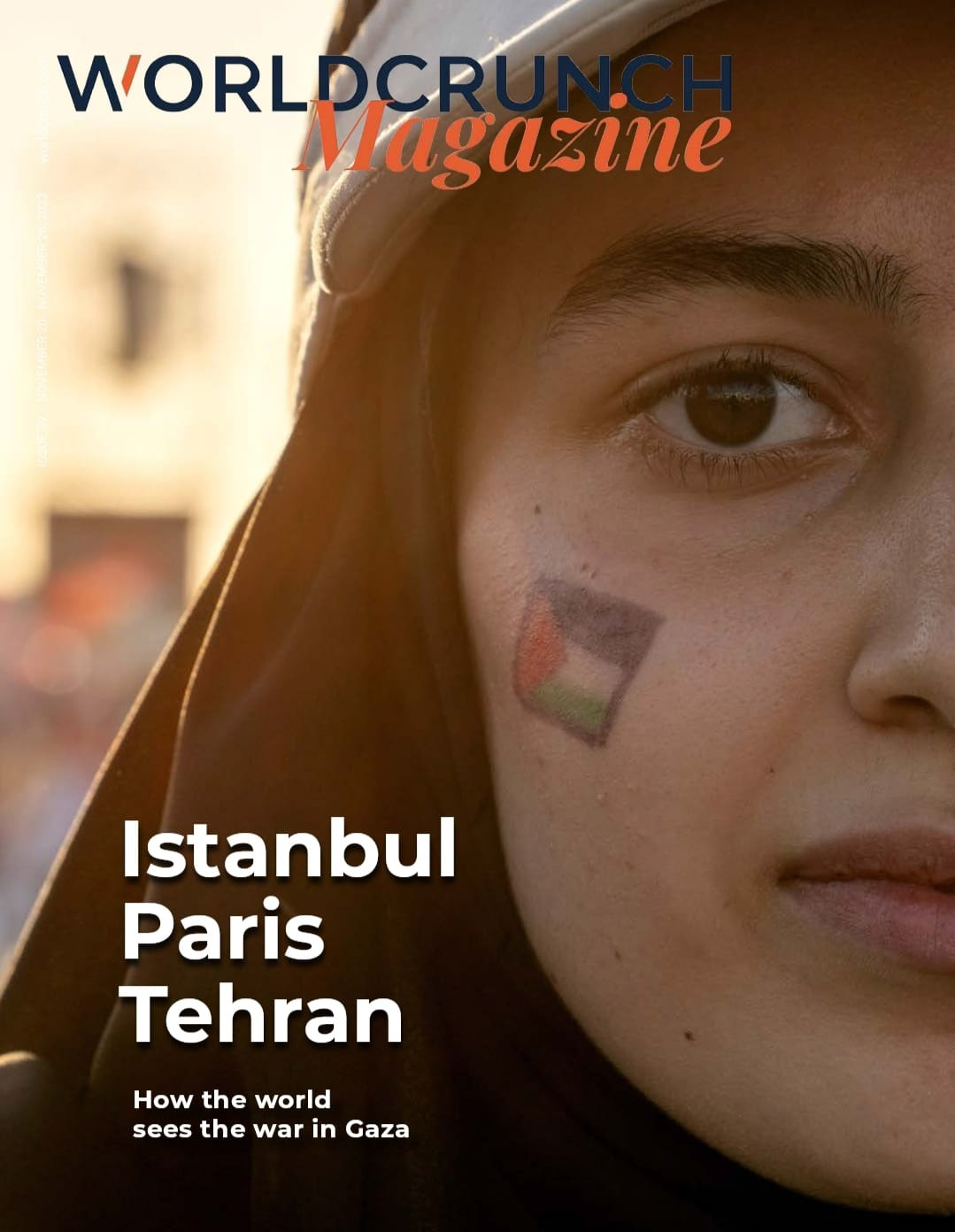 ON THE COVER PHOTO OF WORLDCRUNCH ON NOVEMBER 17, 2023