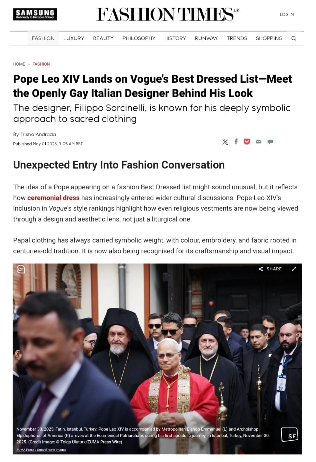 FASHIONTIMES.CO.UK ON MAY 1, 2026