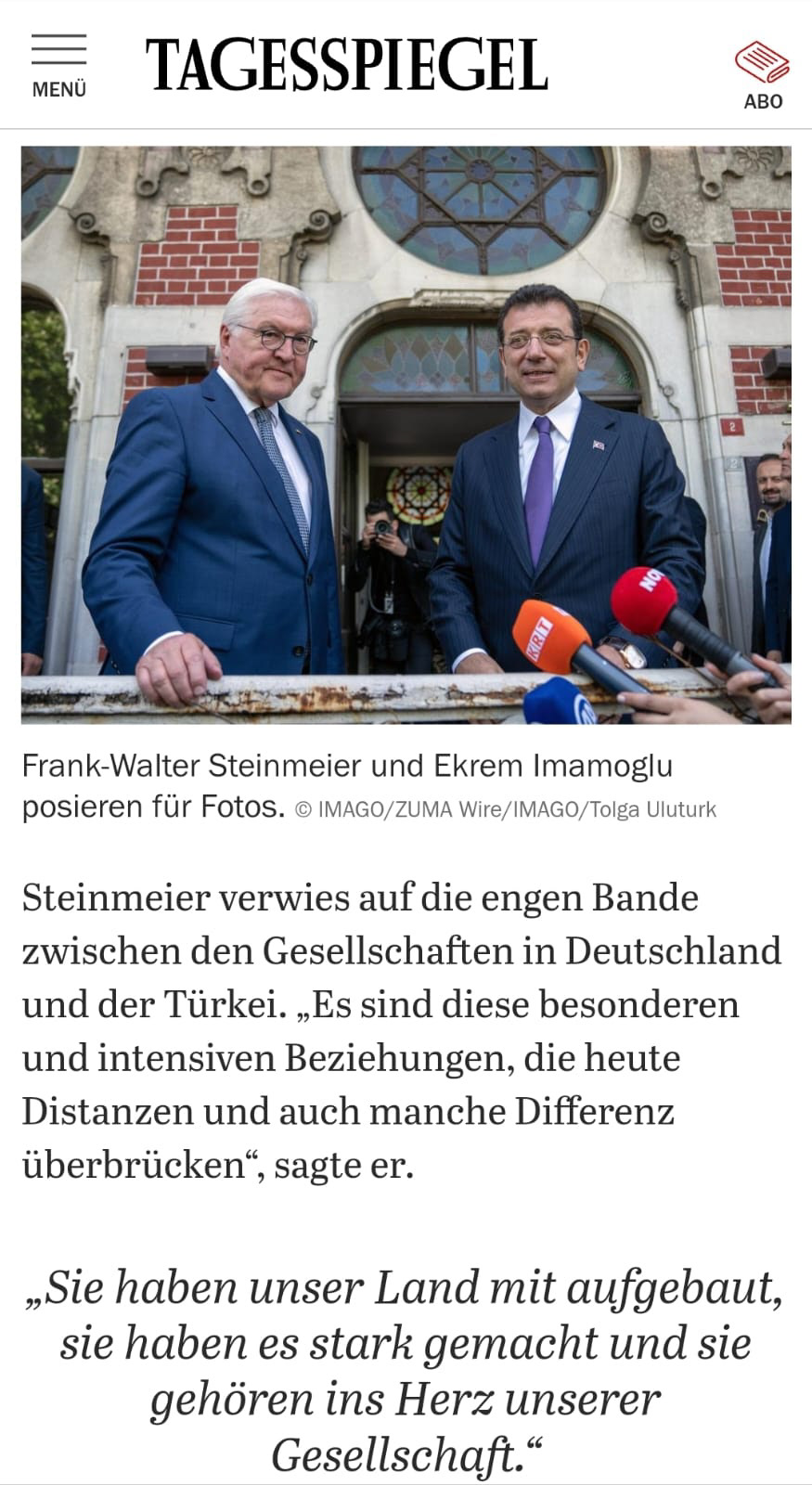 Tagesspiegel on April 22, 2024