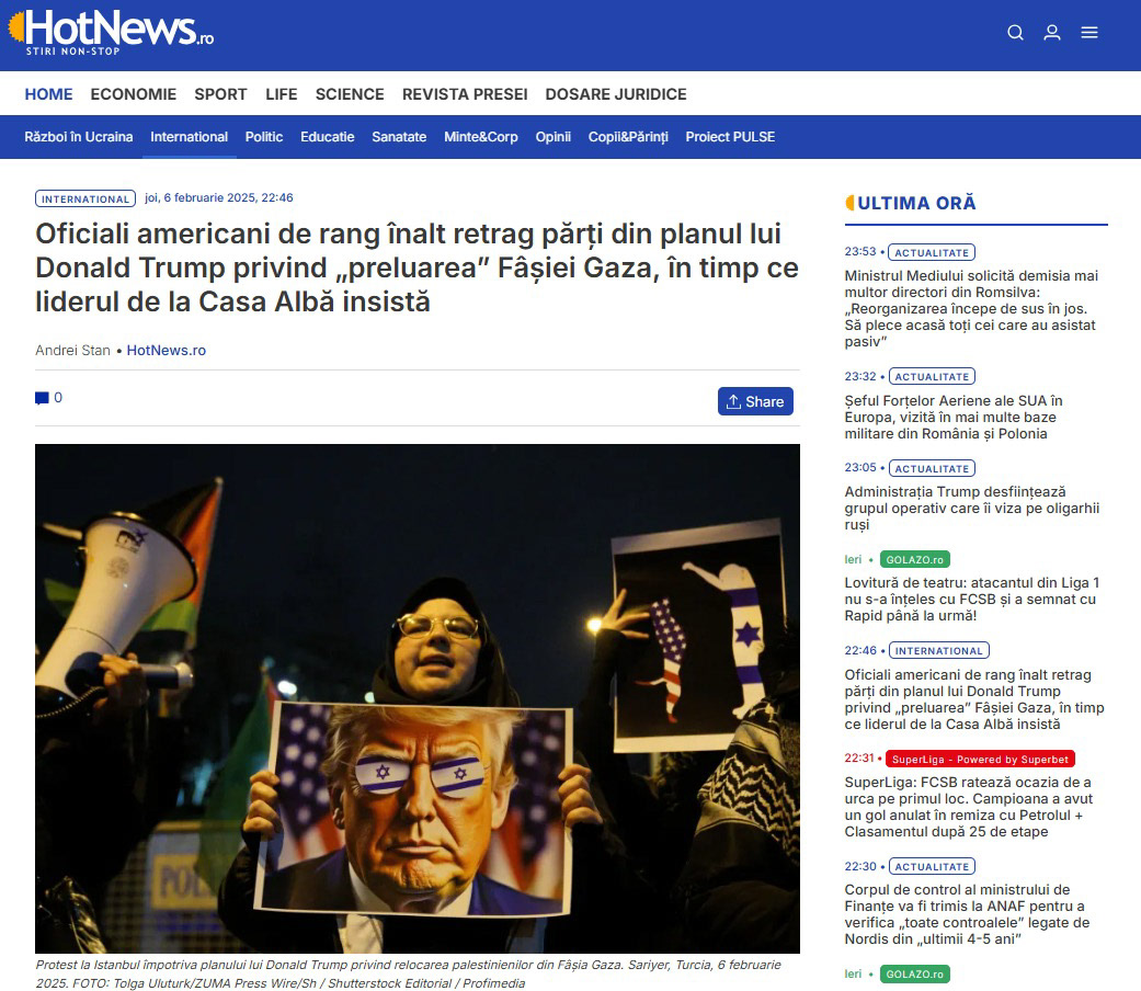 HotNews.ro on February 6, 2025