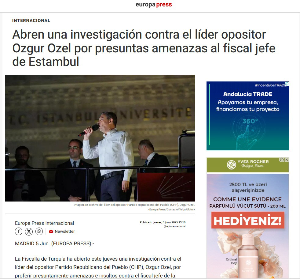 EUROPA PRESS ON JUNE 6, 2025