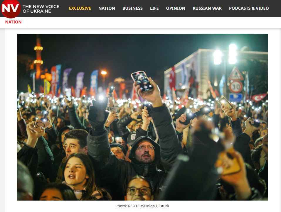 The New Voice of Ukraine on March 20, 2025