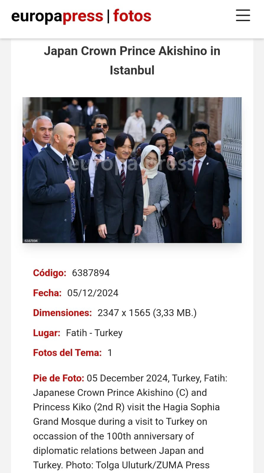 Europa Press on December 5, 2024