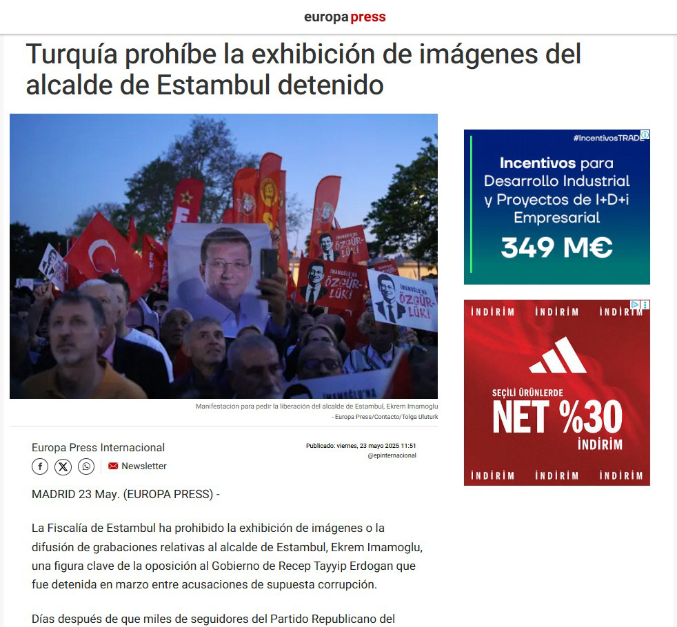 EUROPA PRESS ON MAY 23, 2025
