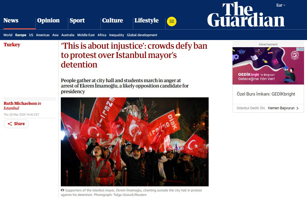 THE GUARDIAN ON MARCH 20, 2025.
