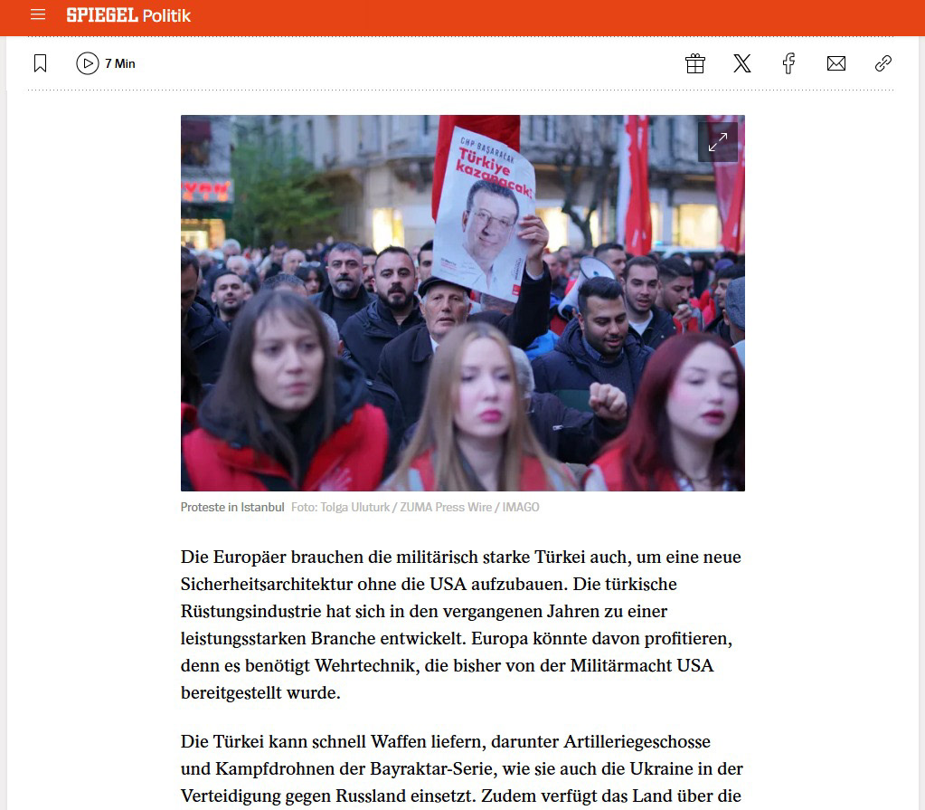 Der Spiegel on April 13, 2025