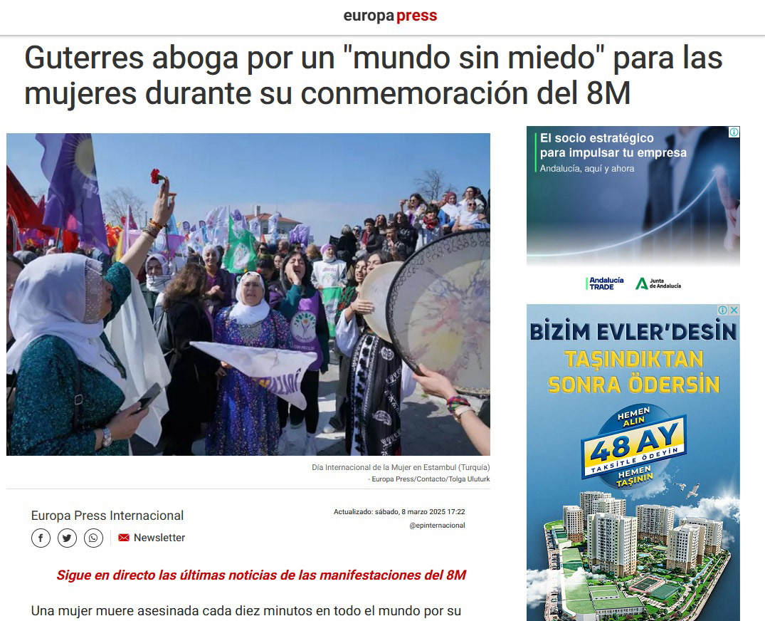 Europa Press on March 8, 2025