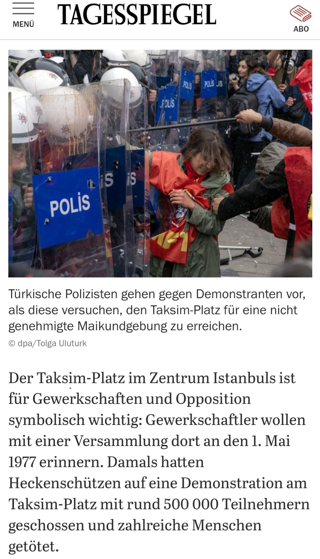 Tagesspiegel on May 1, 2024