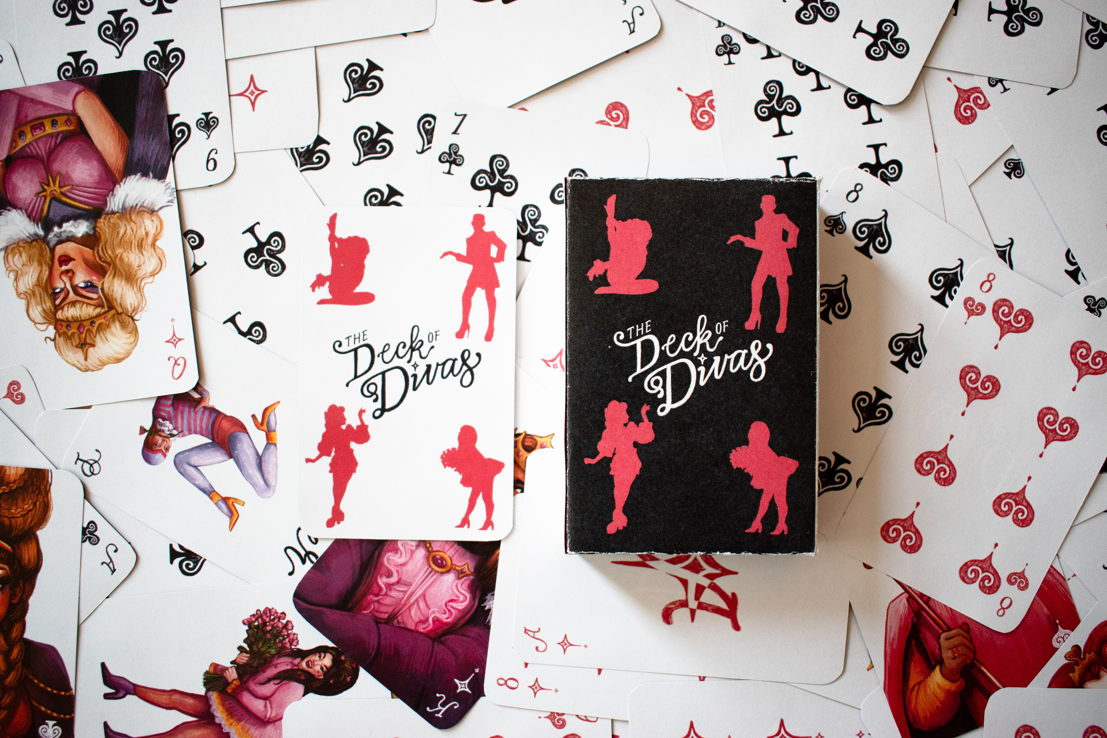 Deck of Divas box, 2025