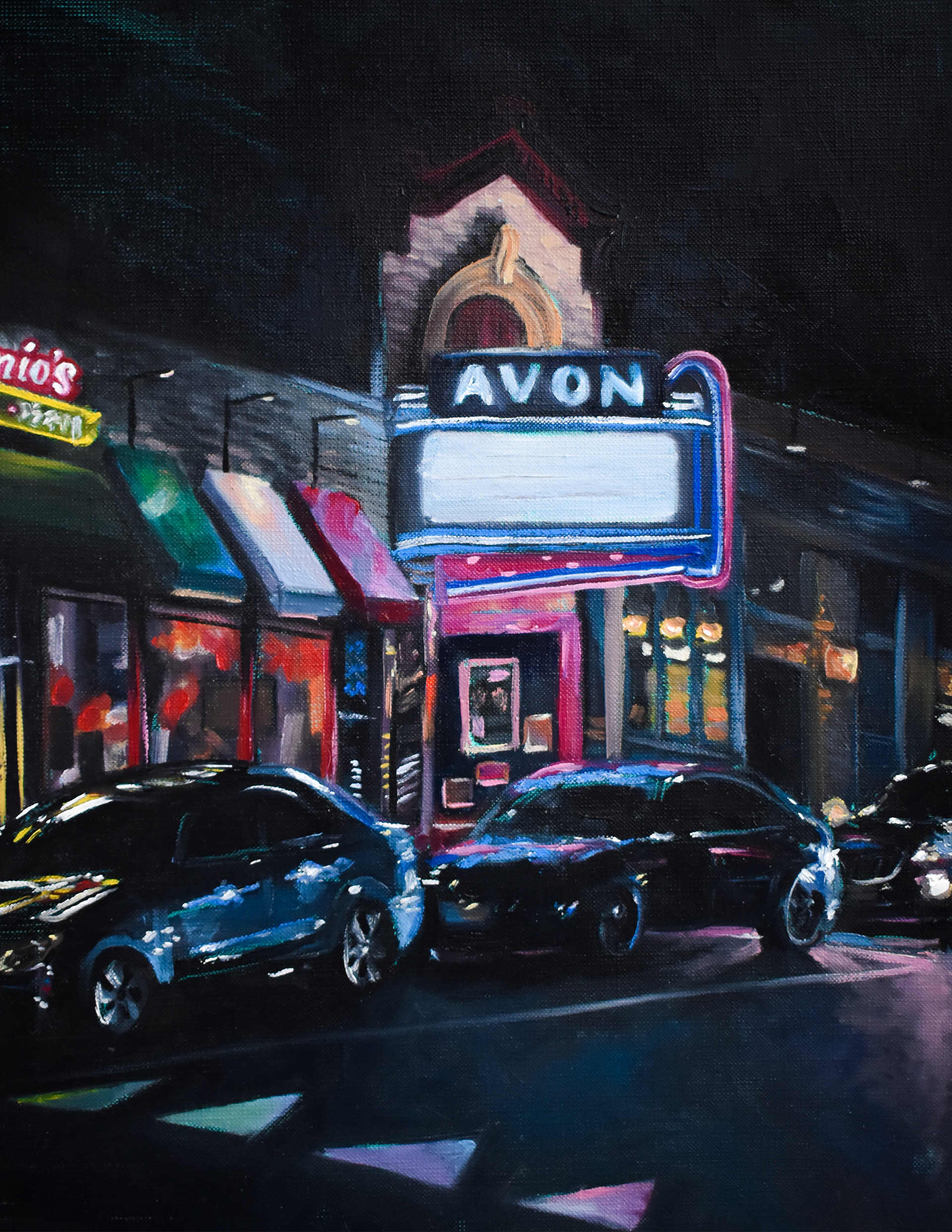 The Avon 2023, 11"x14" oil on paper