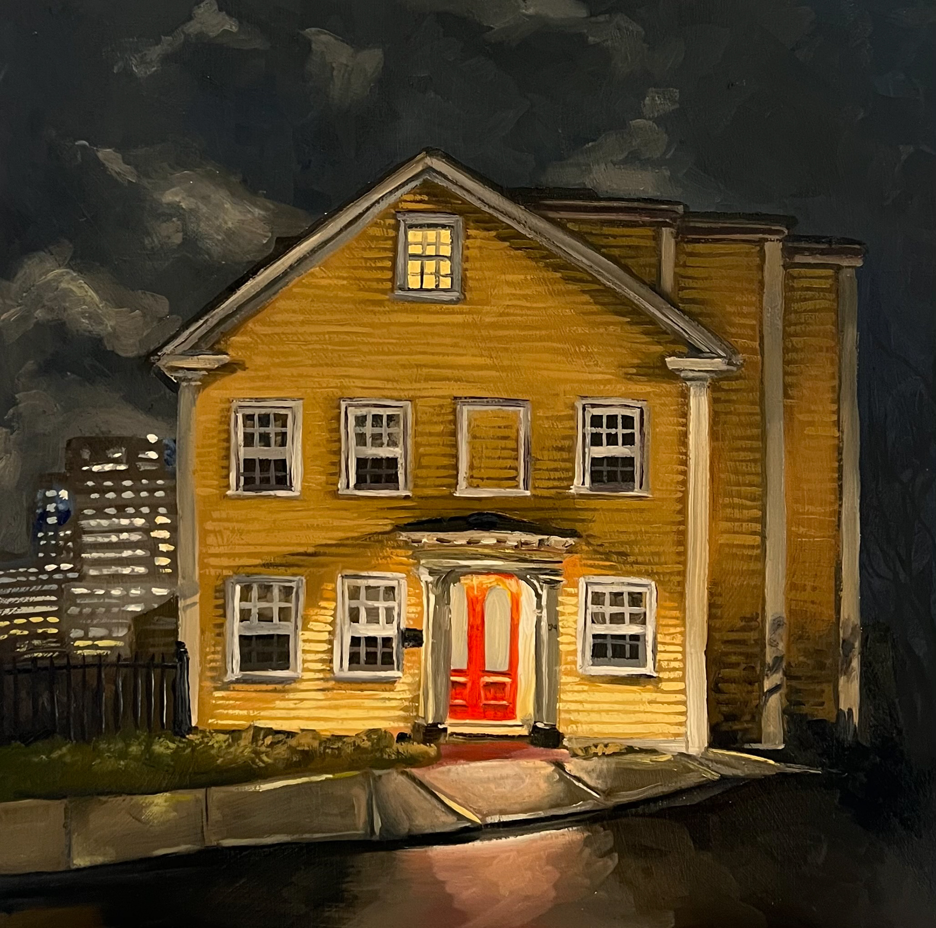 34 Congdon St. 2023, oil on paper