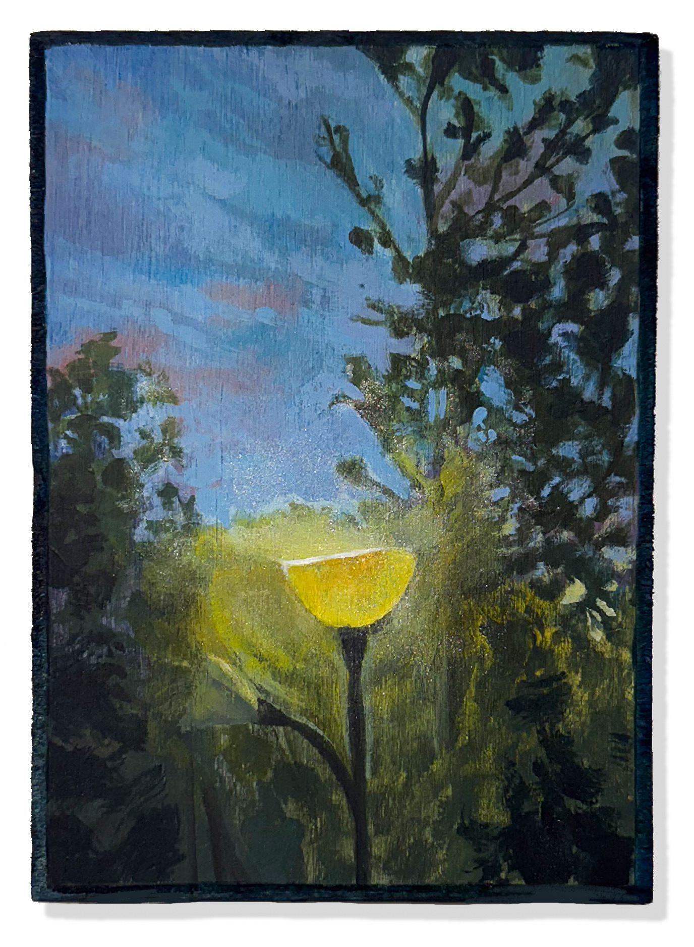 2025, acrylic on wood