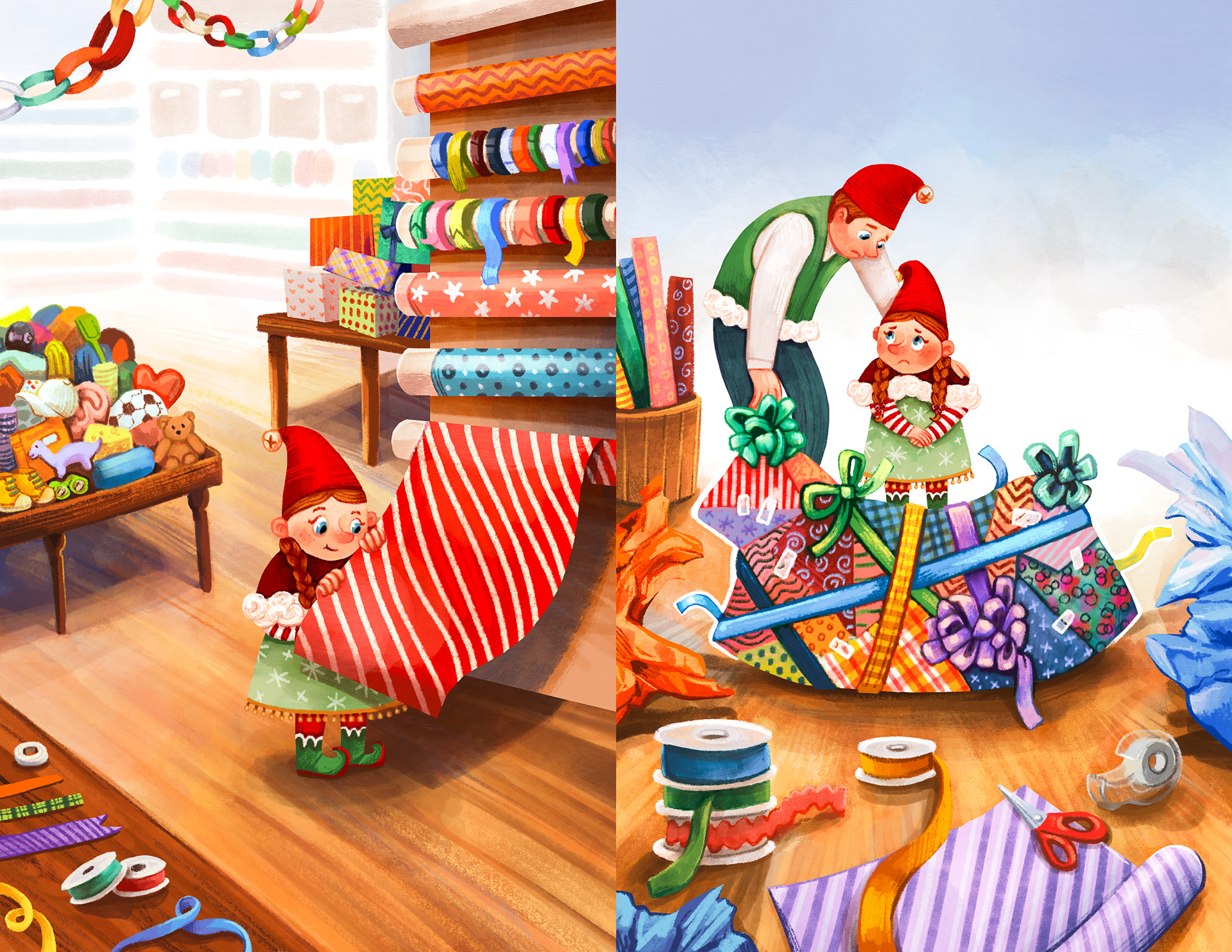 Illustration from Tillie by Deirdre Lemp 2025, digital