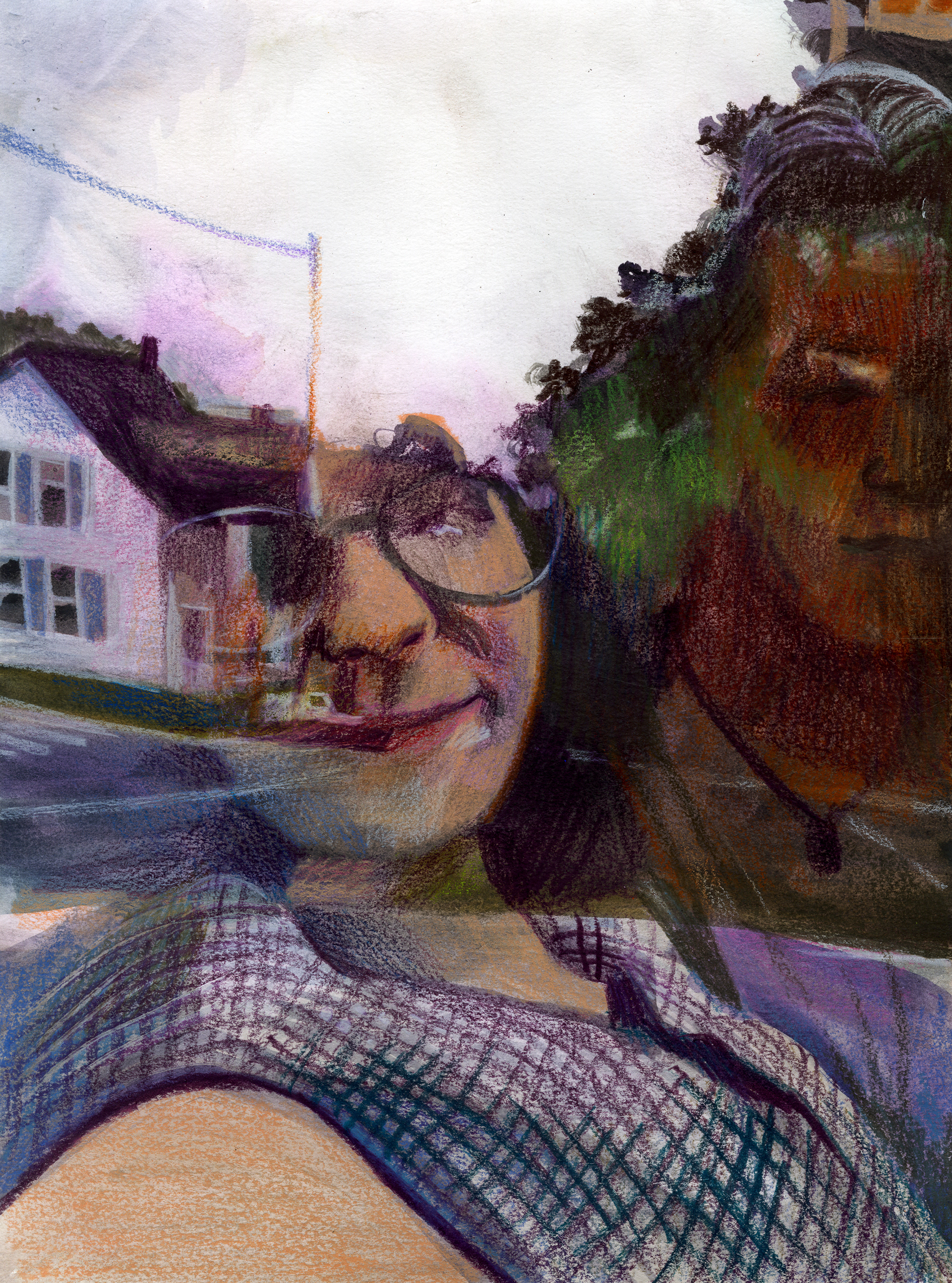 2025, 8.5x11" watercolor and colored pencil on paper