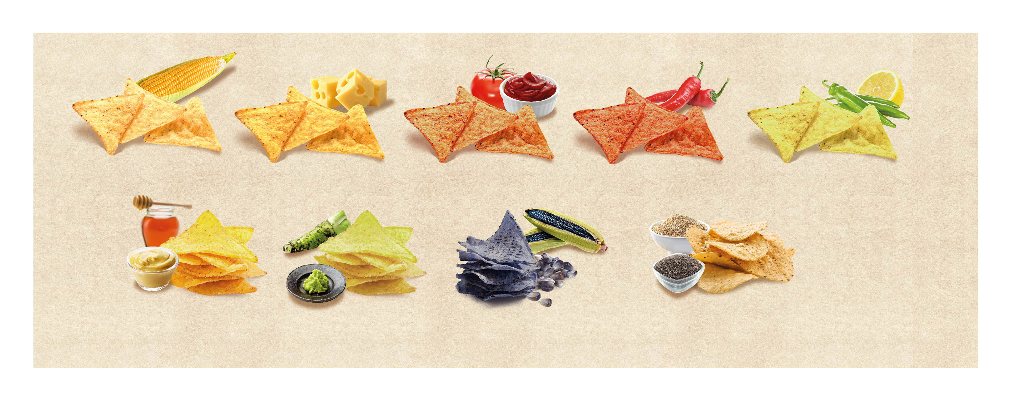 Mission chips flavours