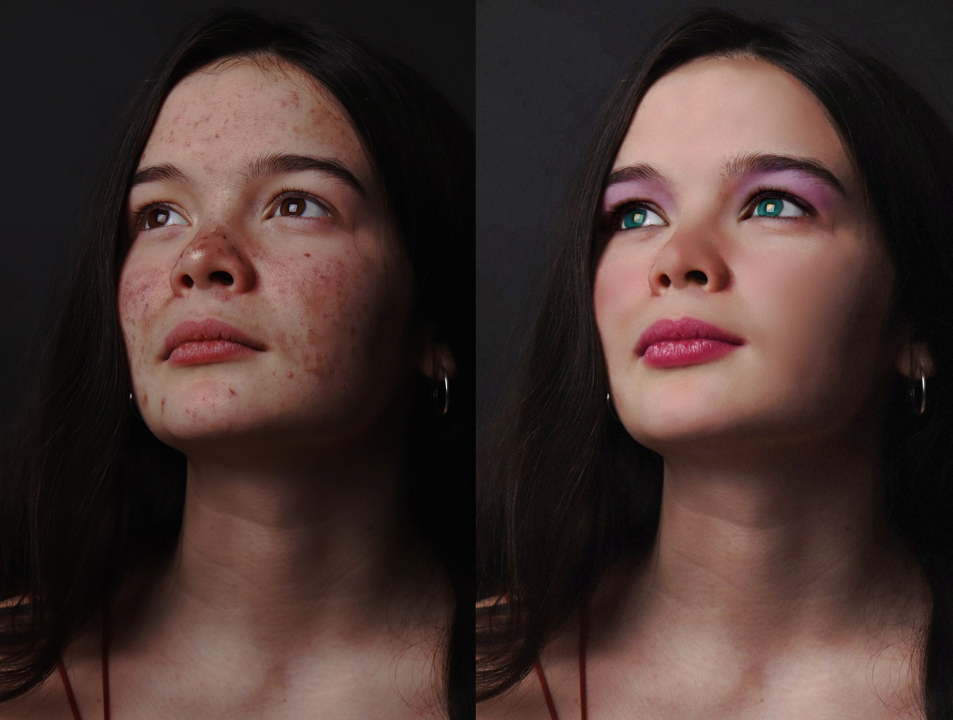 Portrait retouching