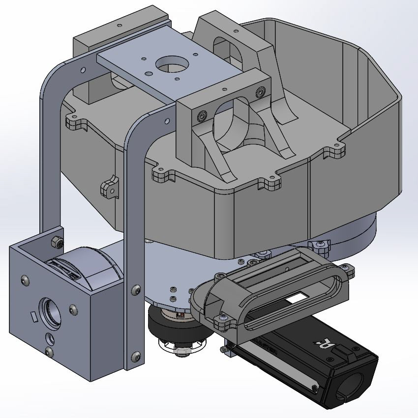 Sentinel undermount turret with hopper and feed system
