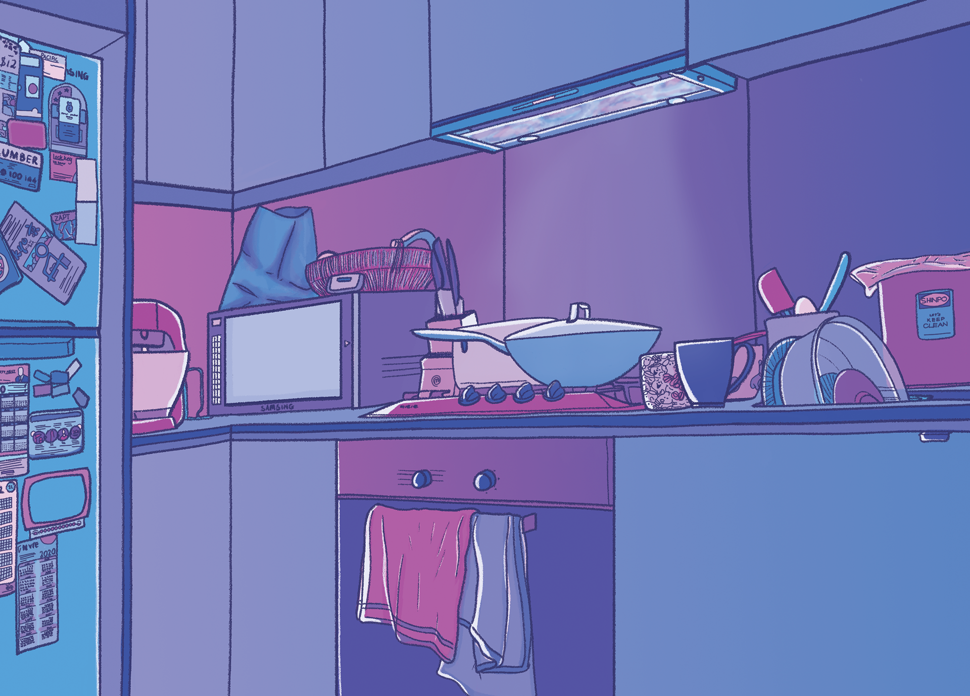 Digital Drawing- Kitchen