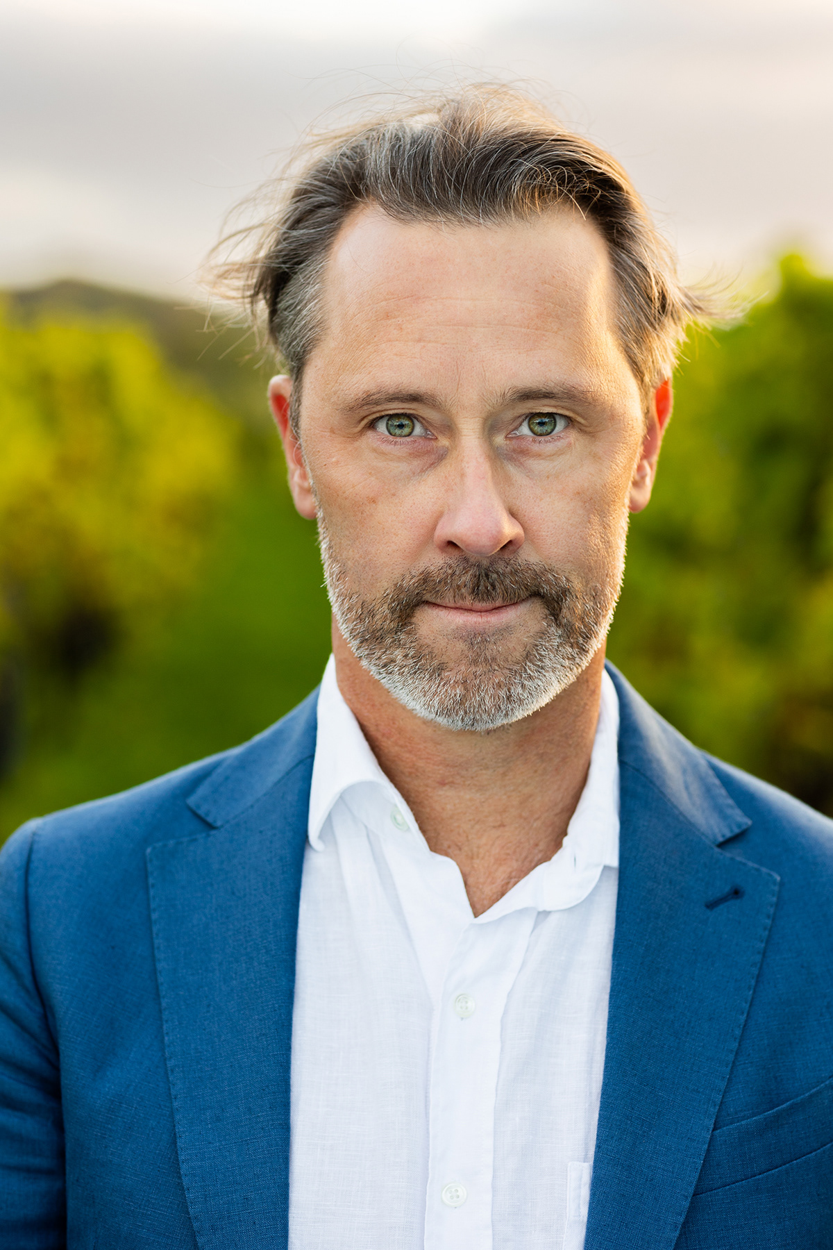 Violinist and conductor Fredrik Burstedt, 2024