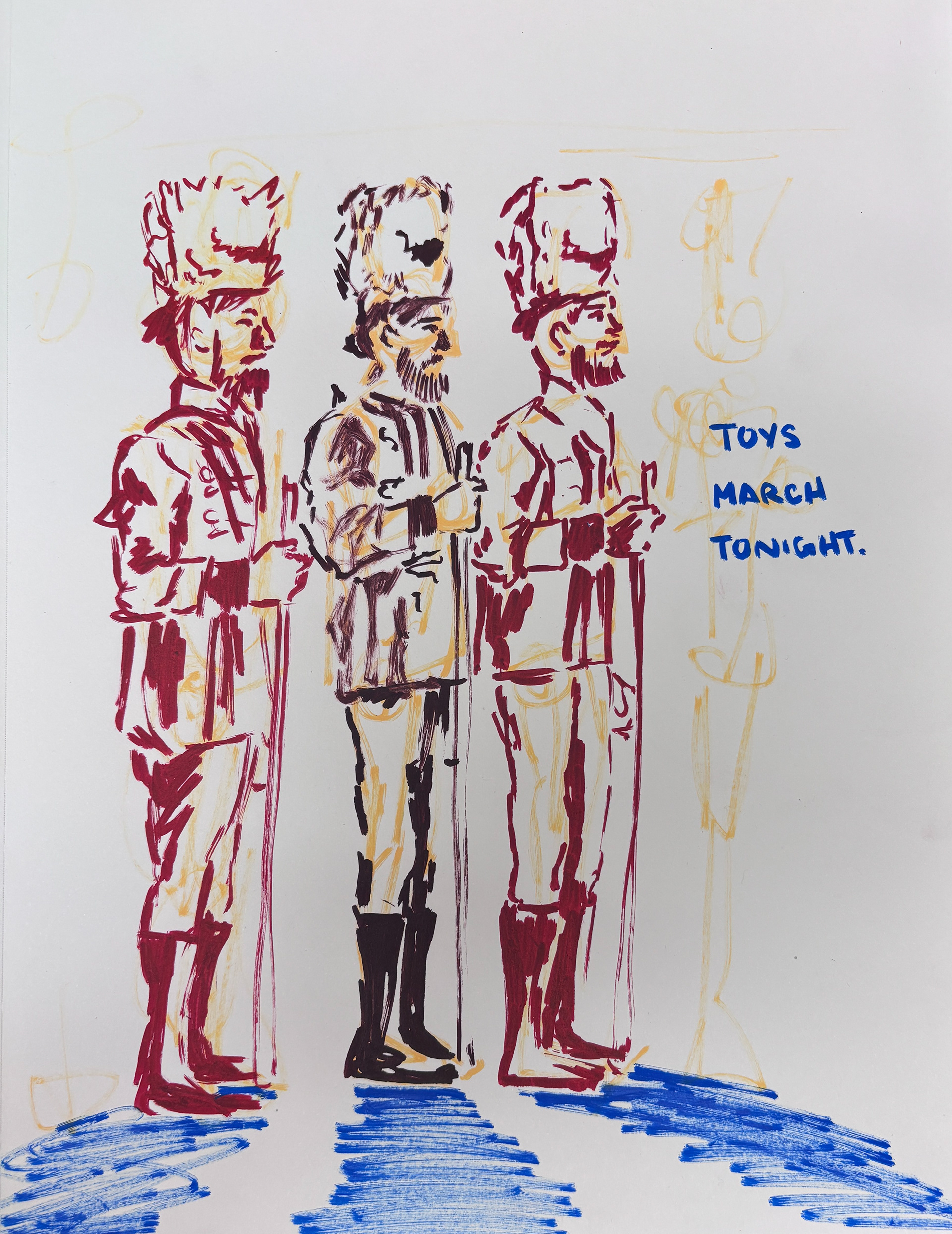 15 minute costumed drawing