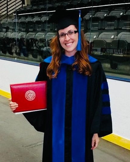 Graduating with a Ph.D. from University of Nebraska Medical Center