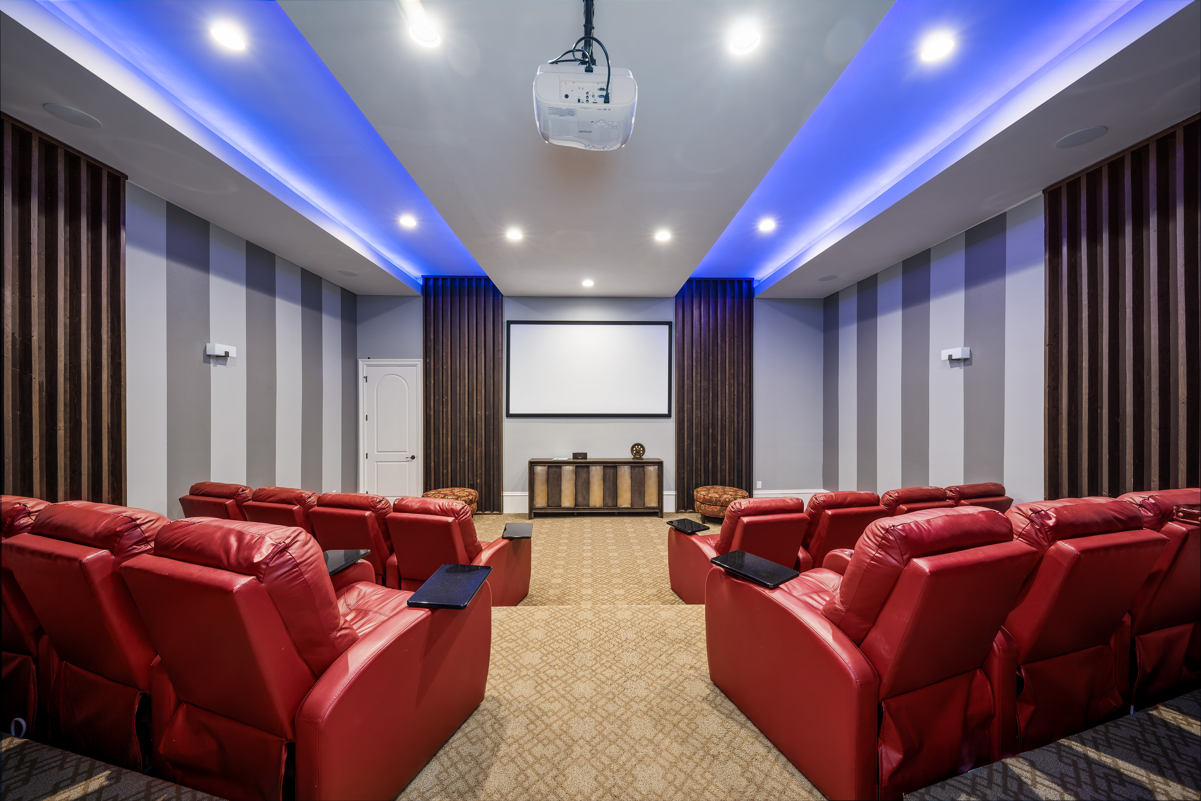 Vacation Home Theater Room