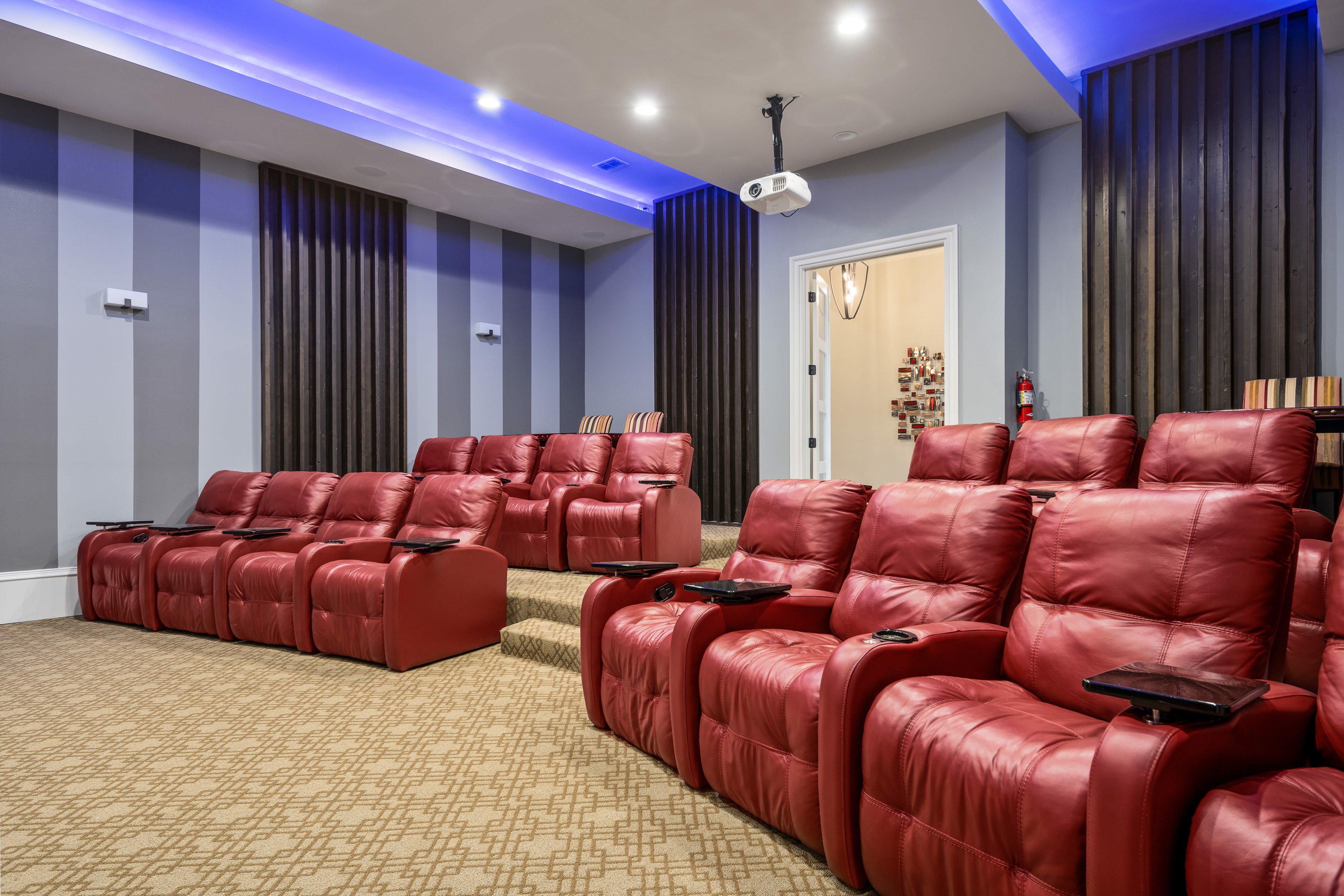 Vacation Home Theater Room