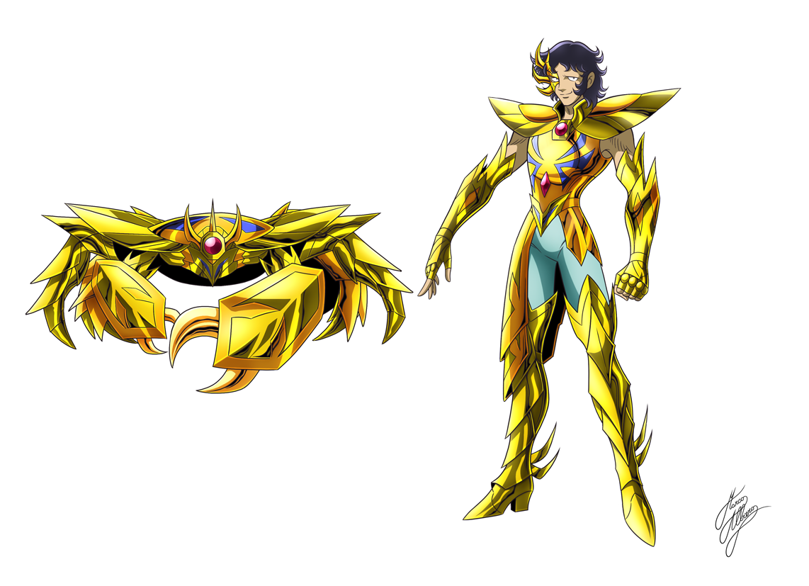 GOLD SAINT CANCER Ω