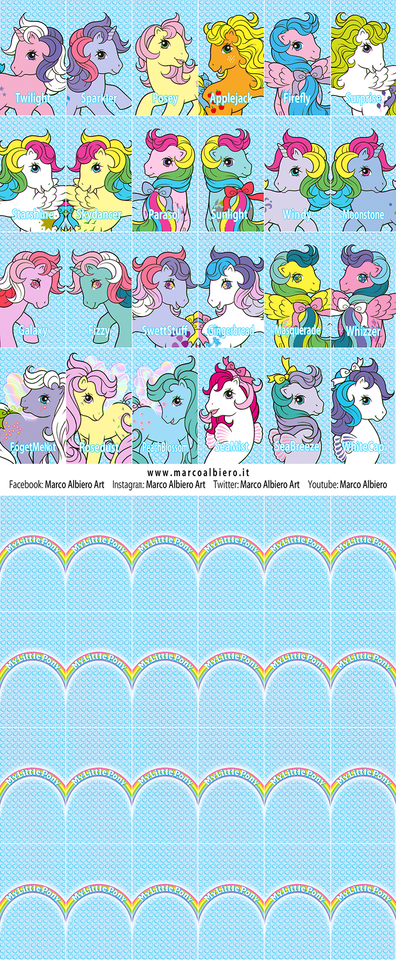 INDOVINA PONY AZZURRO