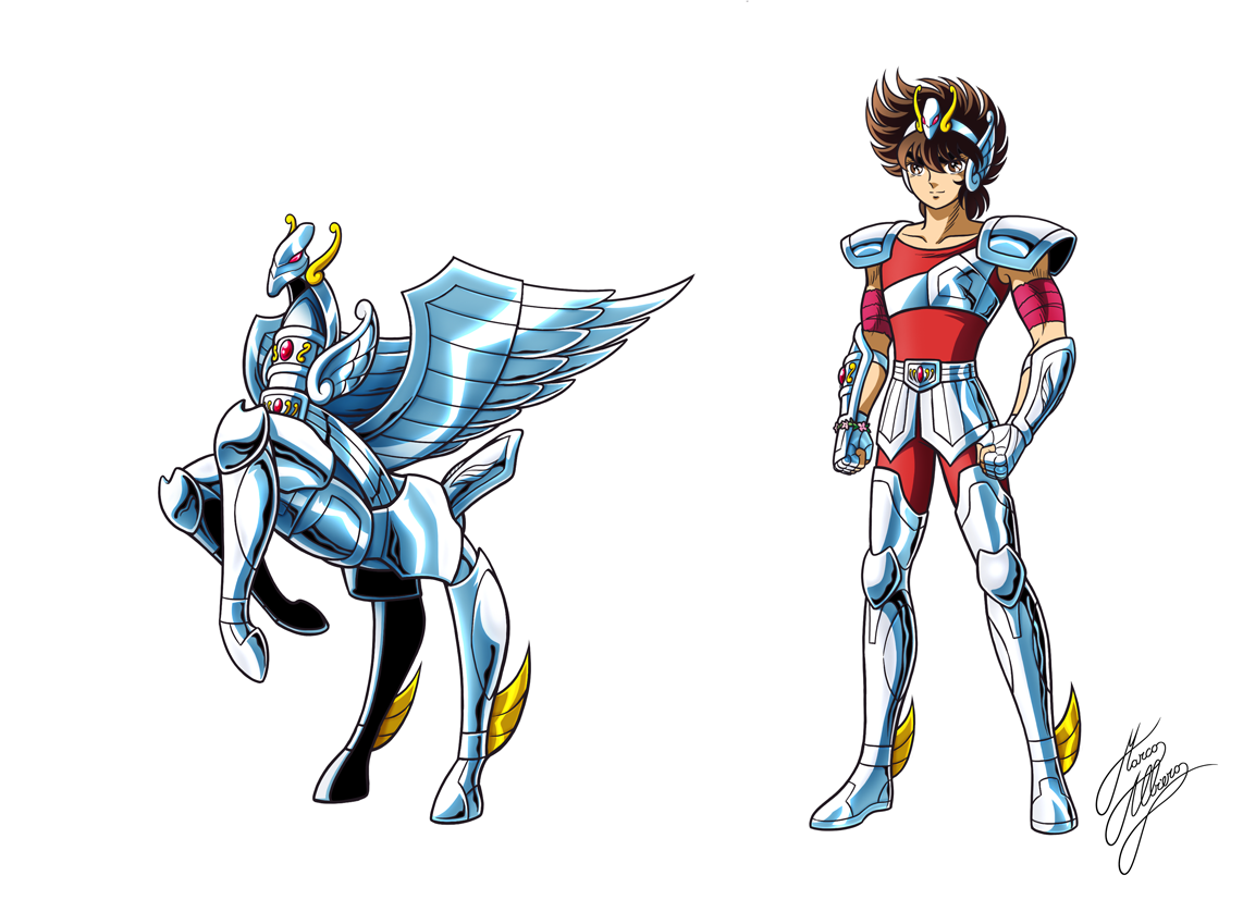 BRONZE SAINT PEGASUS